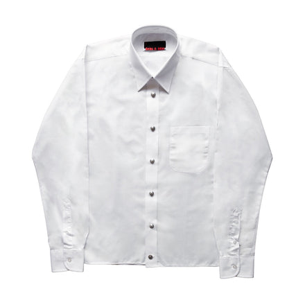 Silver Button Up