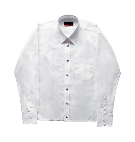 Silver Button Up